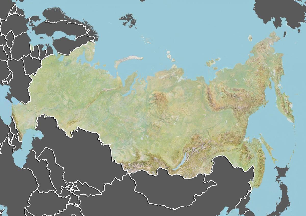 peta Kazakhstan geografi