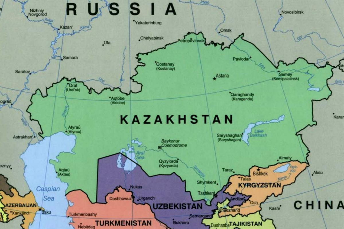 peta lain Kazakhstan